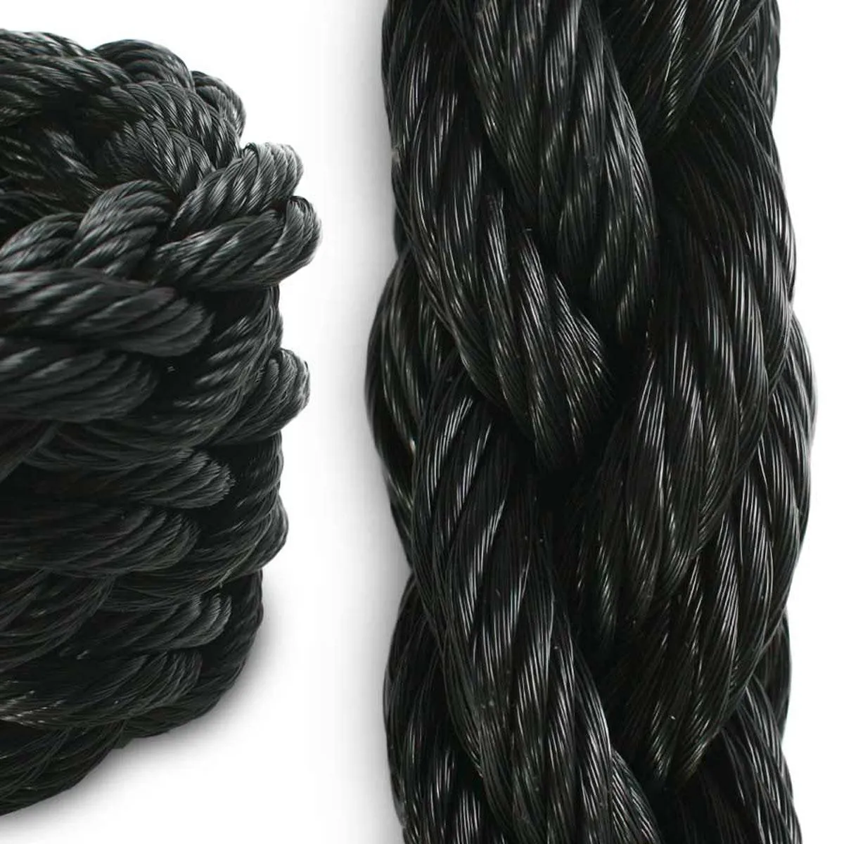 1 1/2" 8 Strand Polypropylene - Black