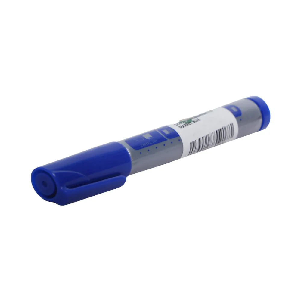 11540-UML5 DOLLAR MARKER PARMAMNENT BLUE 1PC (CHISEL TIP)