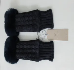 20G07 -Gala Gloves Couture Navy Fingerless Gloves