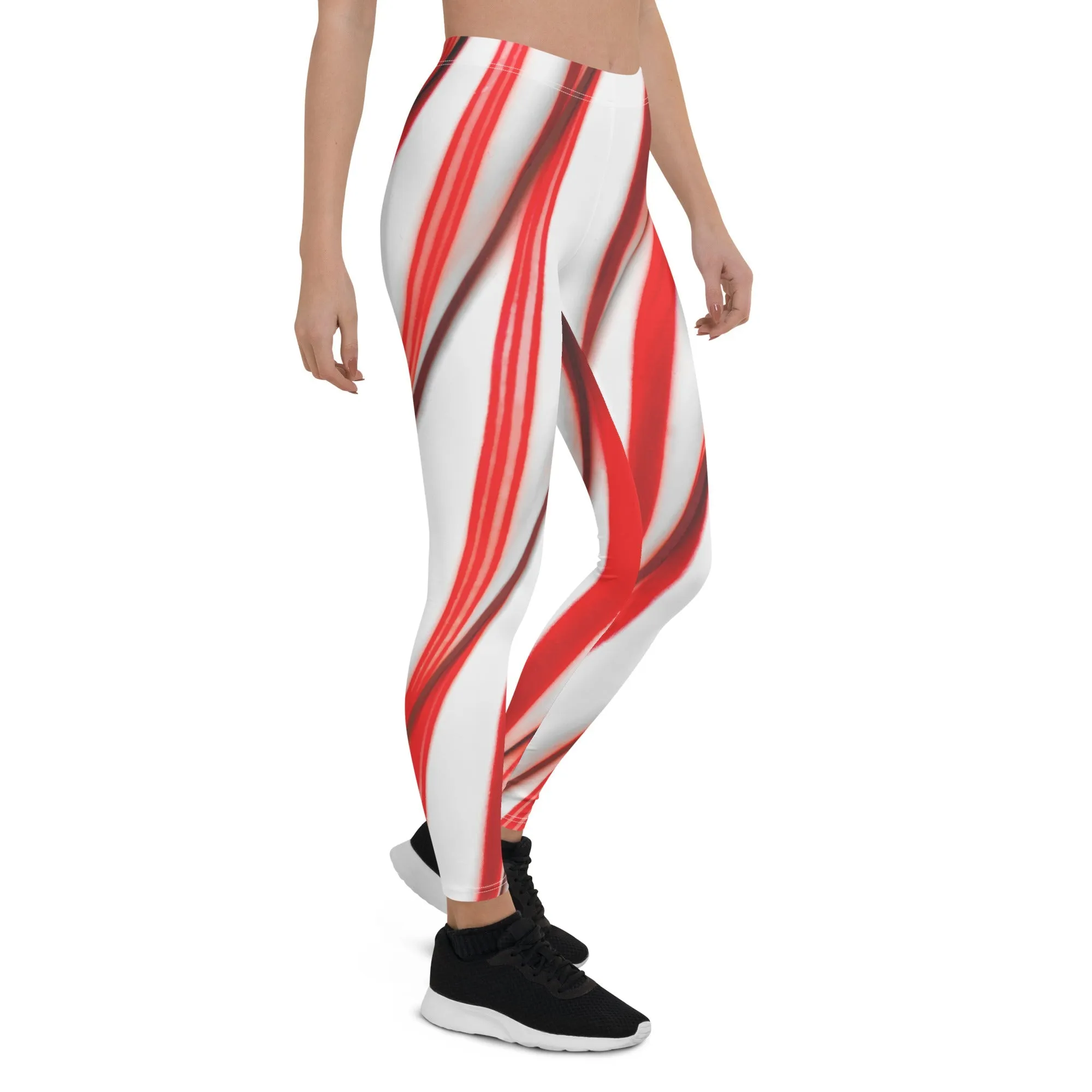 3D Candy Cane Leggings