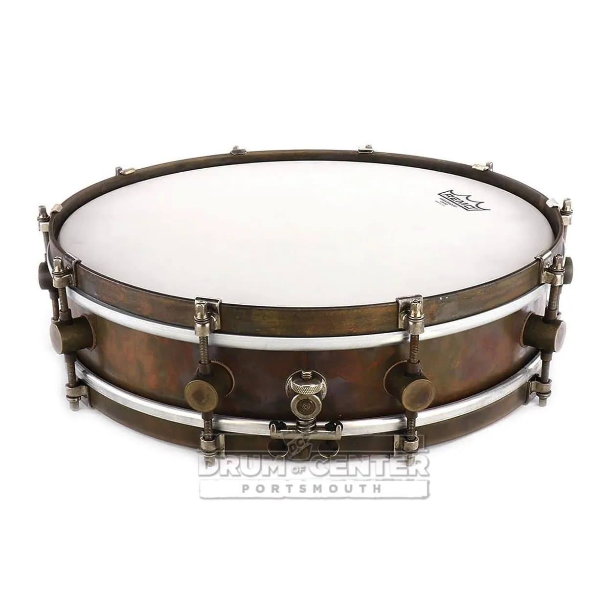 A&F Raw Brass Snare Drum 15x3.5 10-Lug