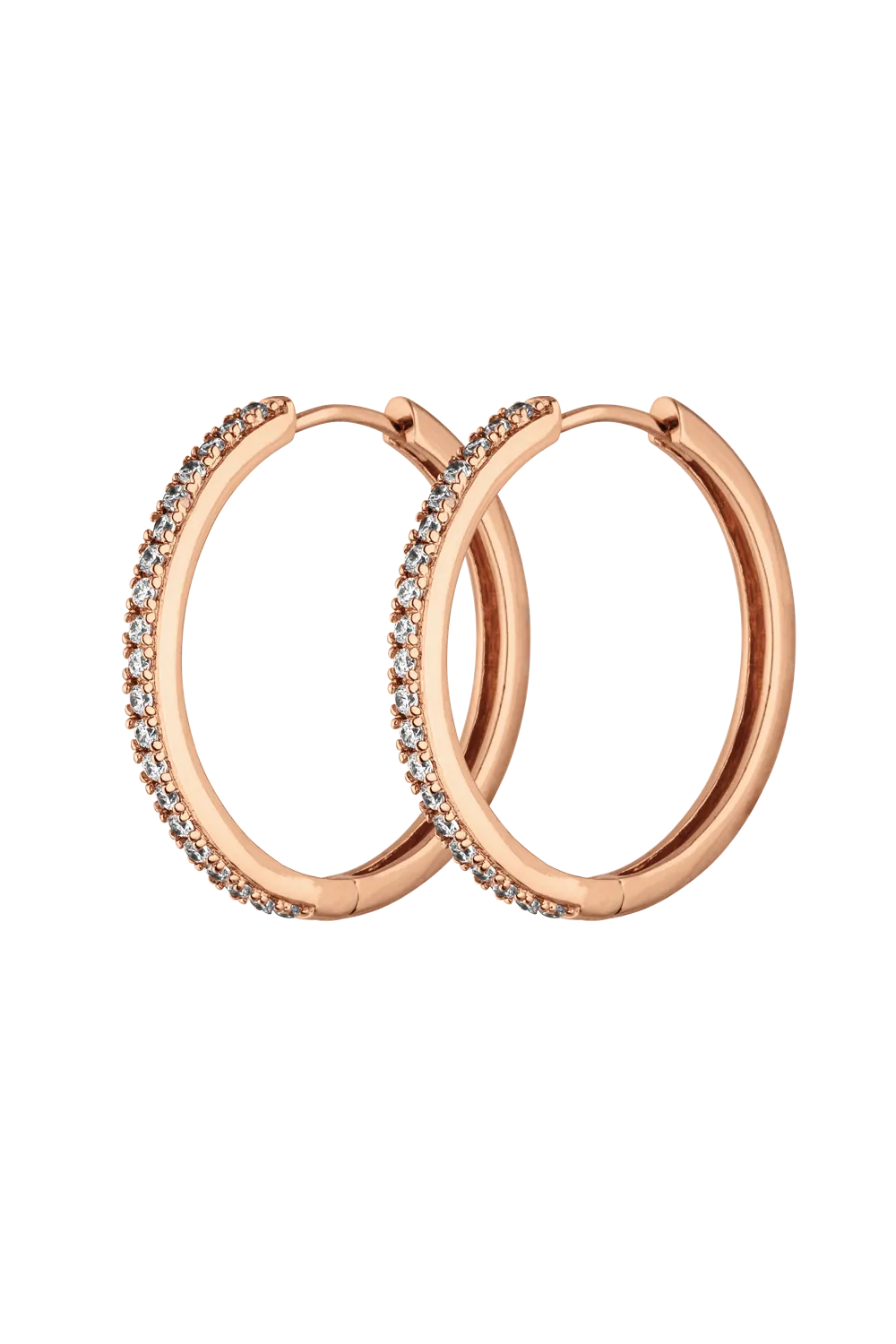 Allira Hoops Large 18K Rose Gold Plated