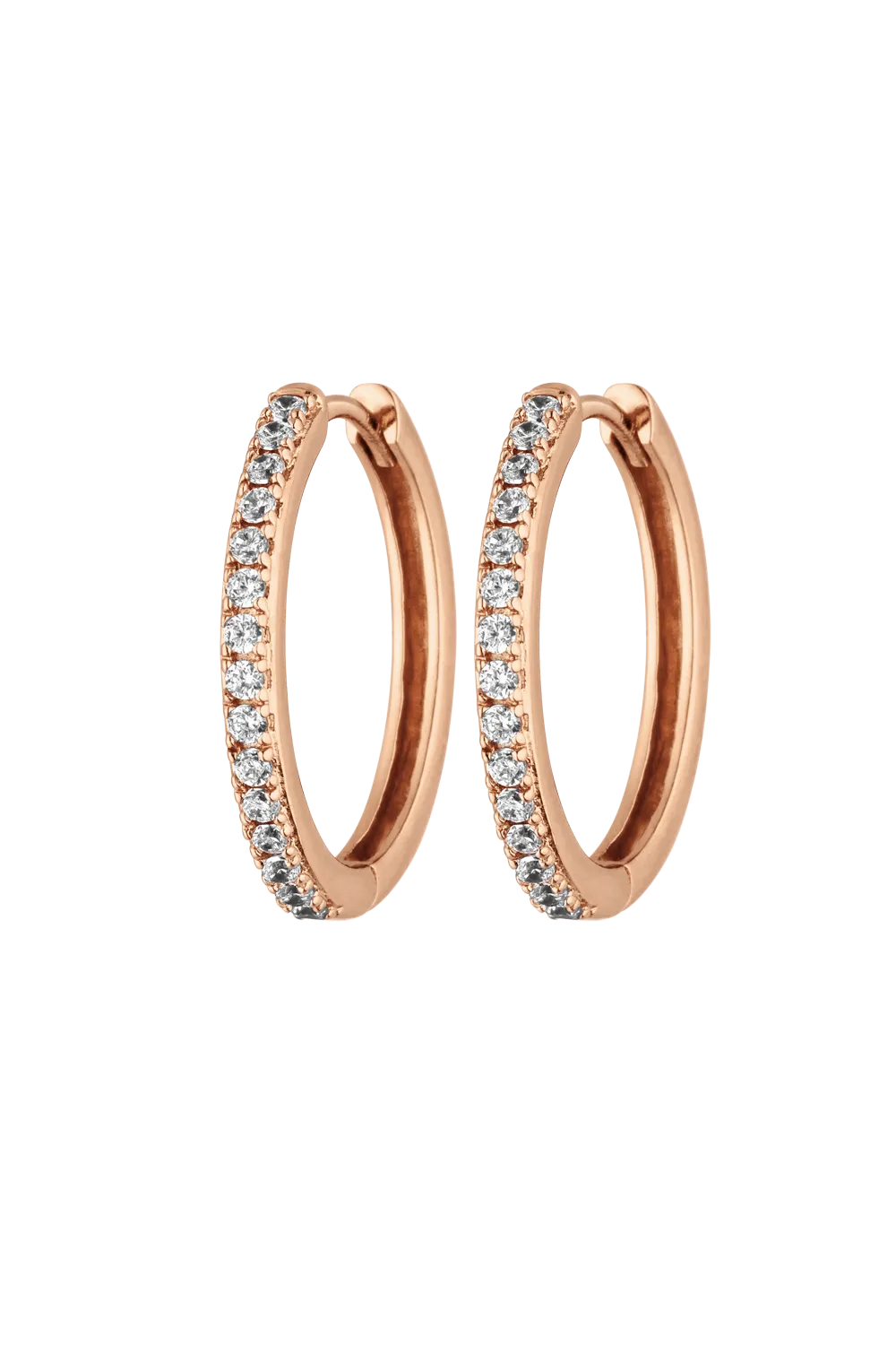 Allira Hoops Large 18K Rose Gold Plated