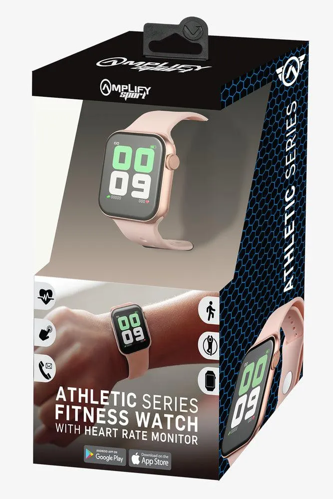 Amplify Sport Athletic Fitness Watch Sqr Gold