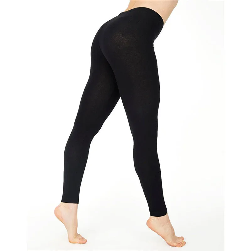 Amy Fashion - Casual Sport Fitness Cotton Leggings