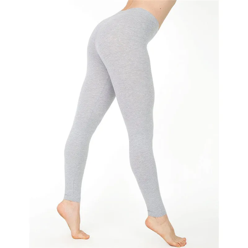 Amy Fashion - Casual Sport Fitness Cotton Leggings