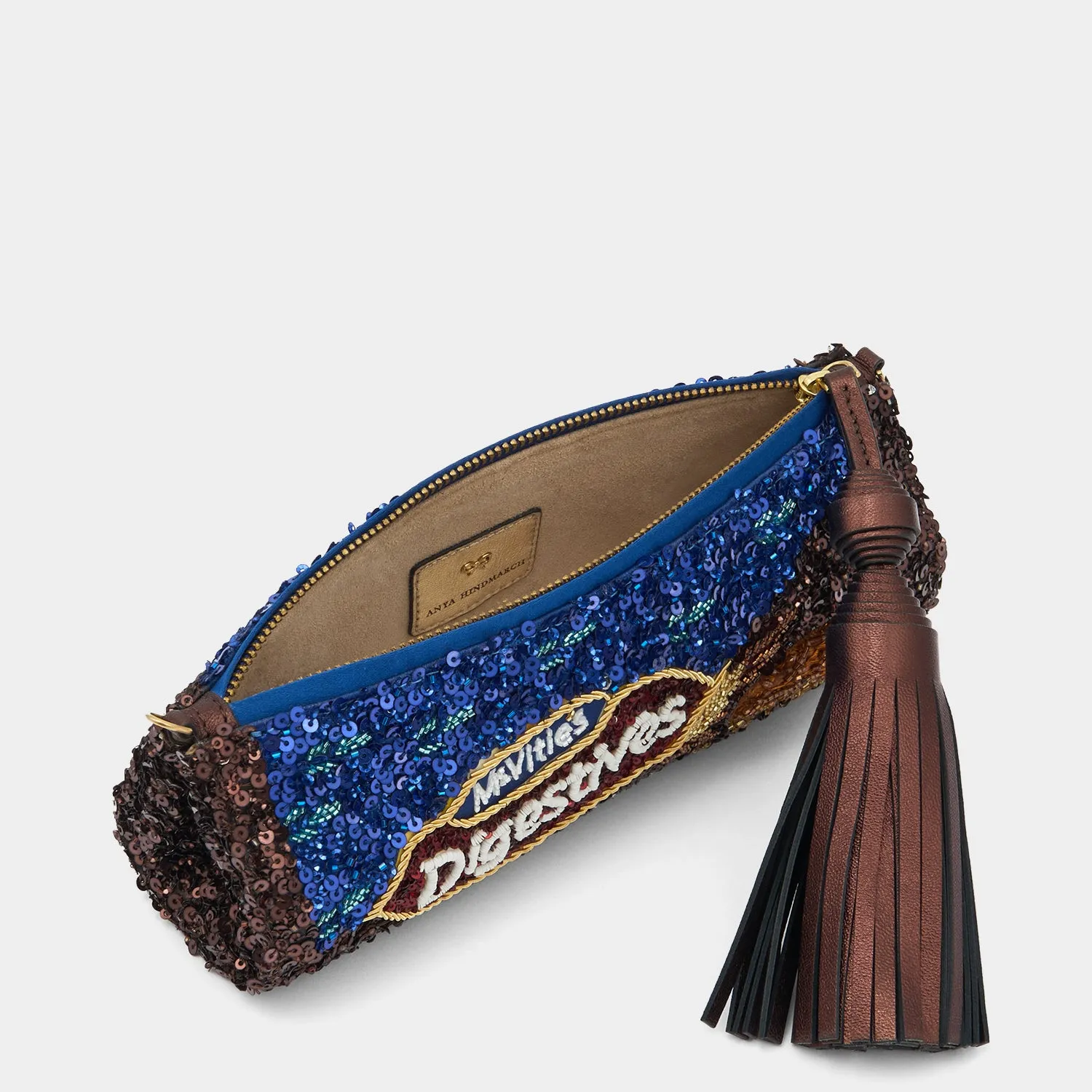 Anya Brands McVitie’s Chocolate Digestive Tassel Clutch