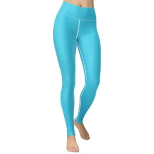 Aqua Turquoise Yoga Leggings