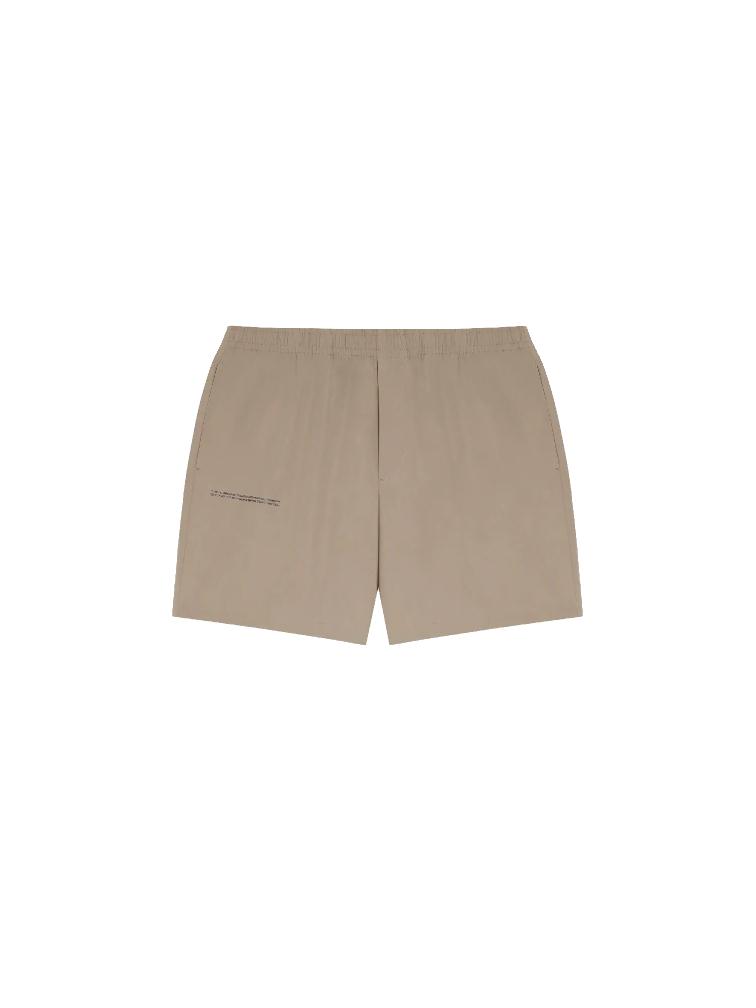 Archive Cotton Poplin Elasticated Shorts—taupe