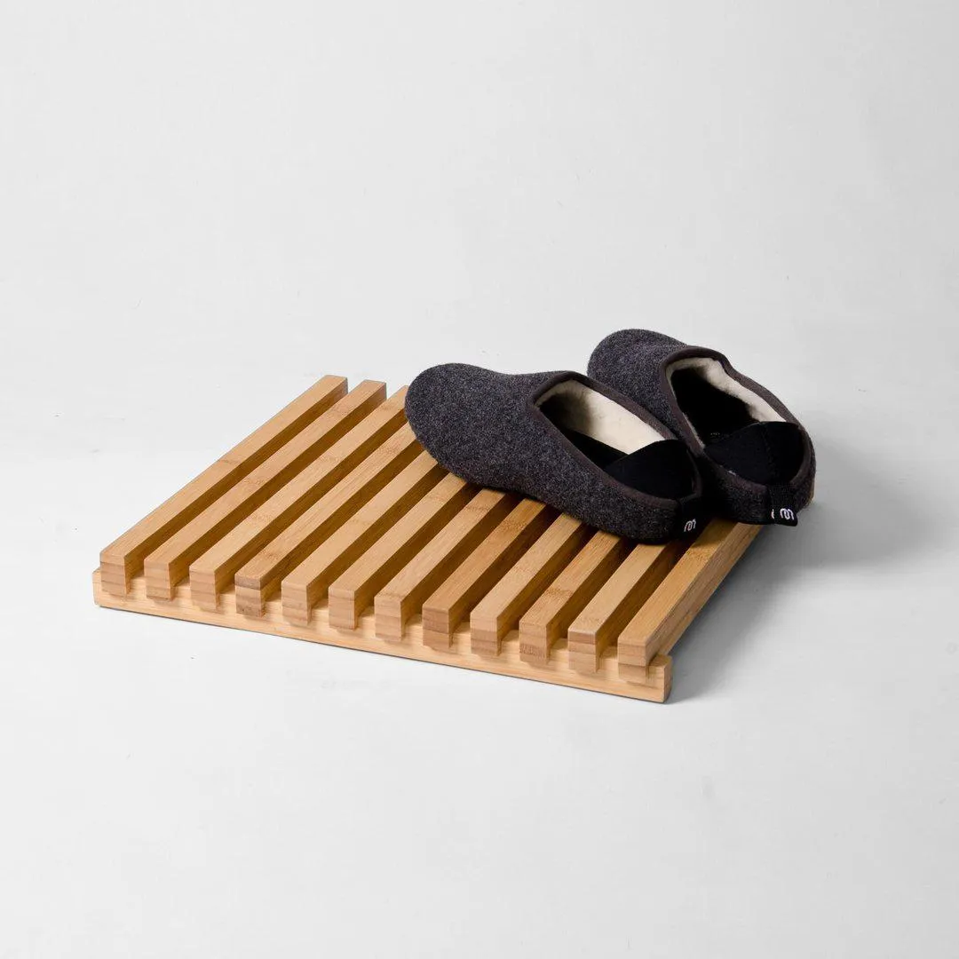 Arena Slatted Shower Mat - Bamboo