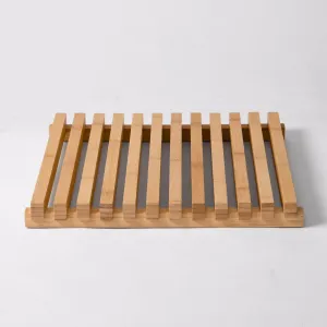 Arena Slatted Shower Mat - Bamboo