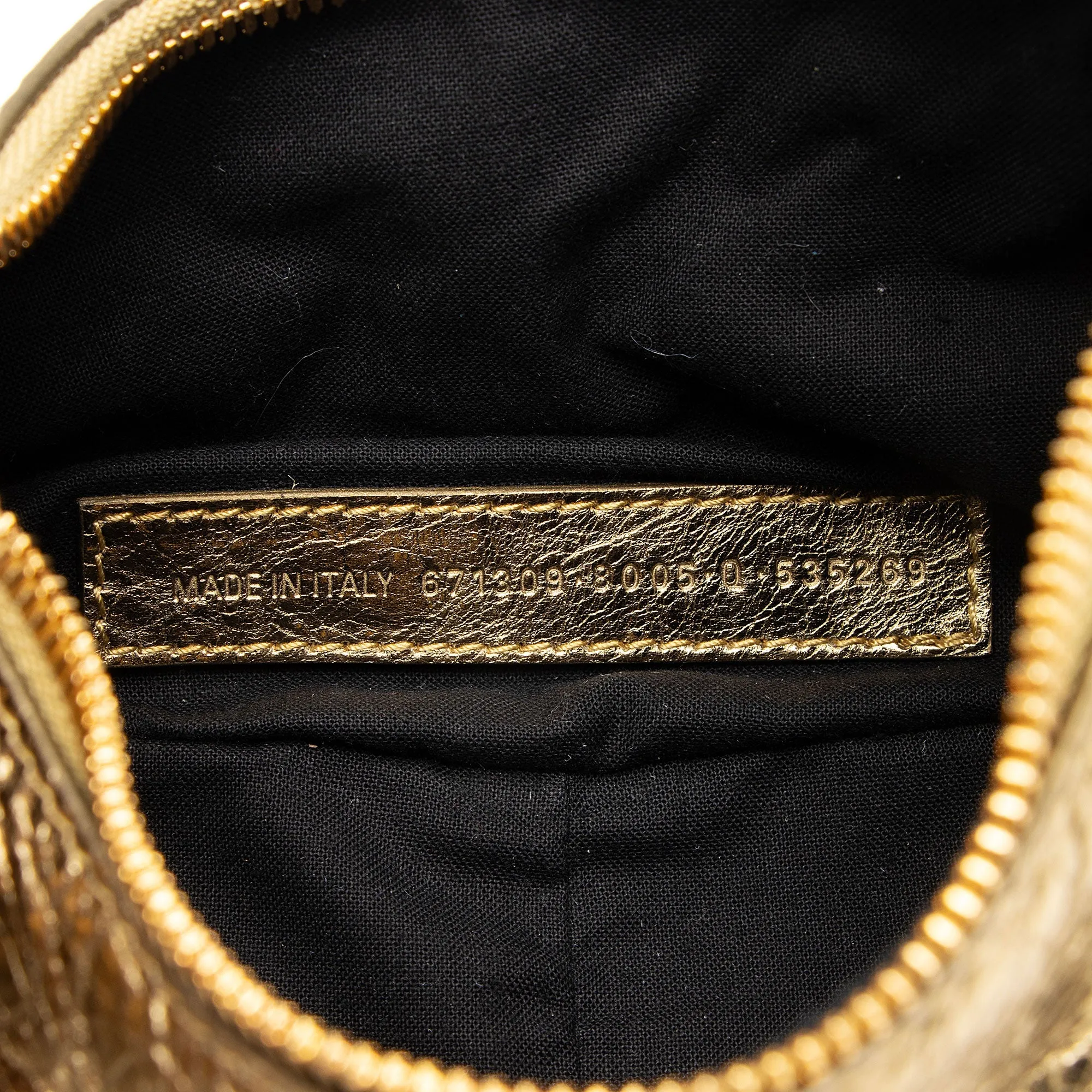 Balenciaga Metallic Le Cagole XS Shoulder Bag