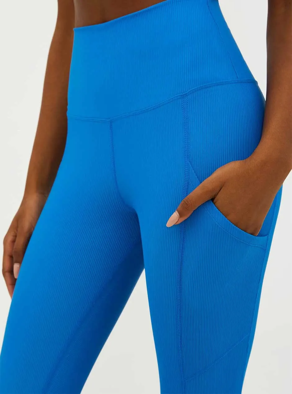 Beach Riot Women's Summer 7/8 Leggings - Orchid Colorblock Blue