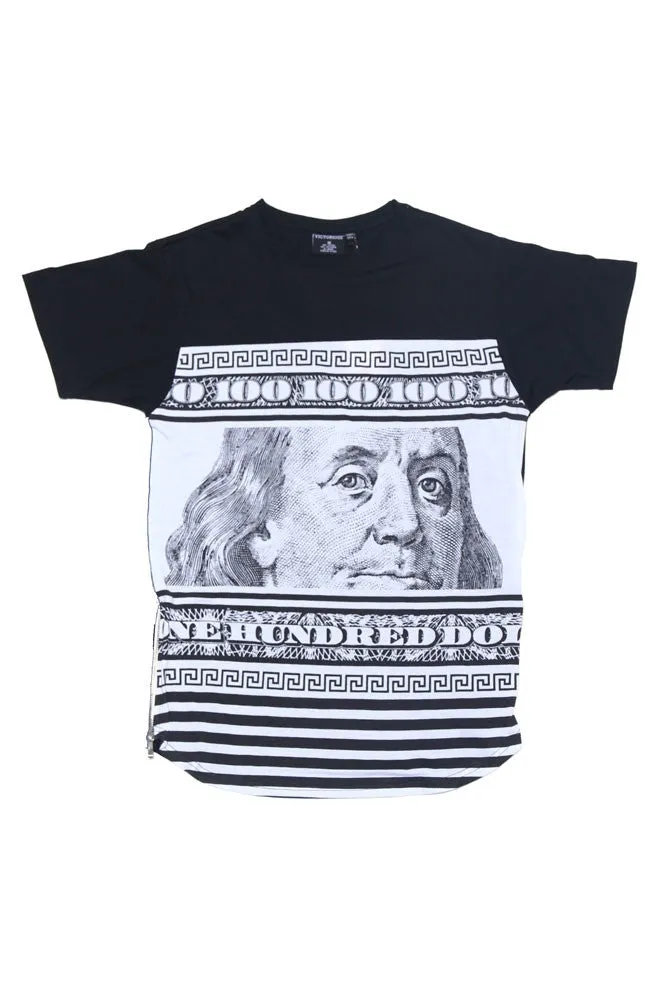 Big Franklin Aztec Print Extended T-Shirt