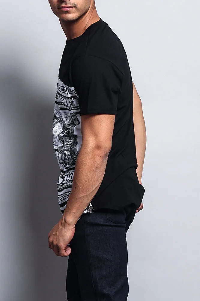 Big Franklin Aztec Print Extended T-Shirt