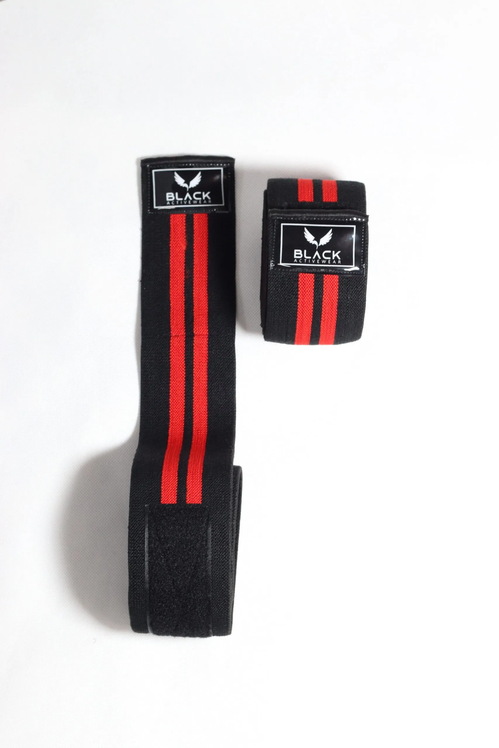 BLACK ACTIVE KNEE WRAPS