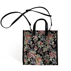 Blossom Charm: Canvas Crossbody & Shoulder Bags Collection