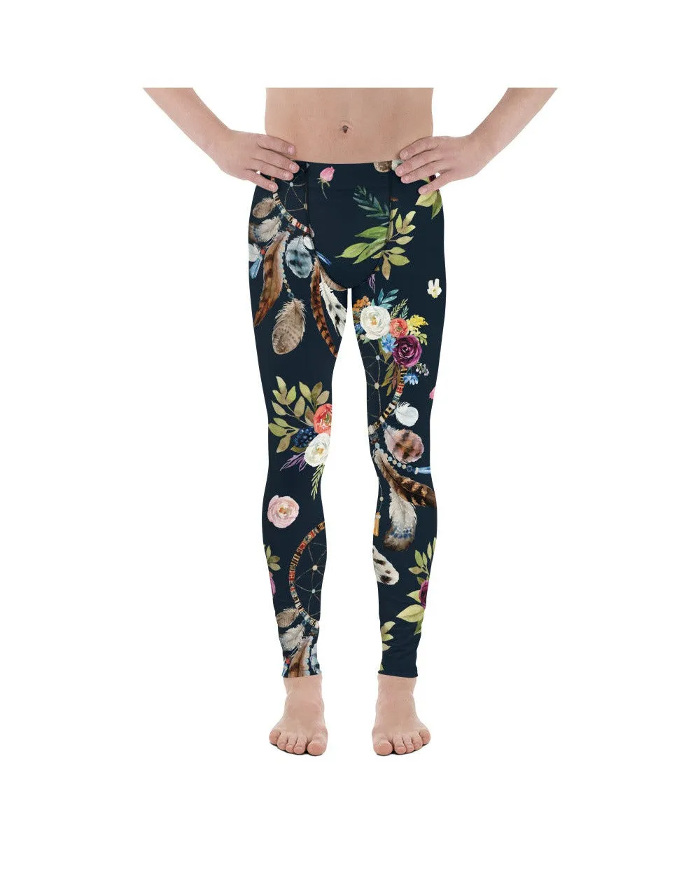 Boho Dreamcatcher and Flowers Meggings