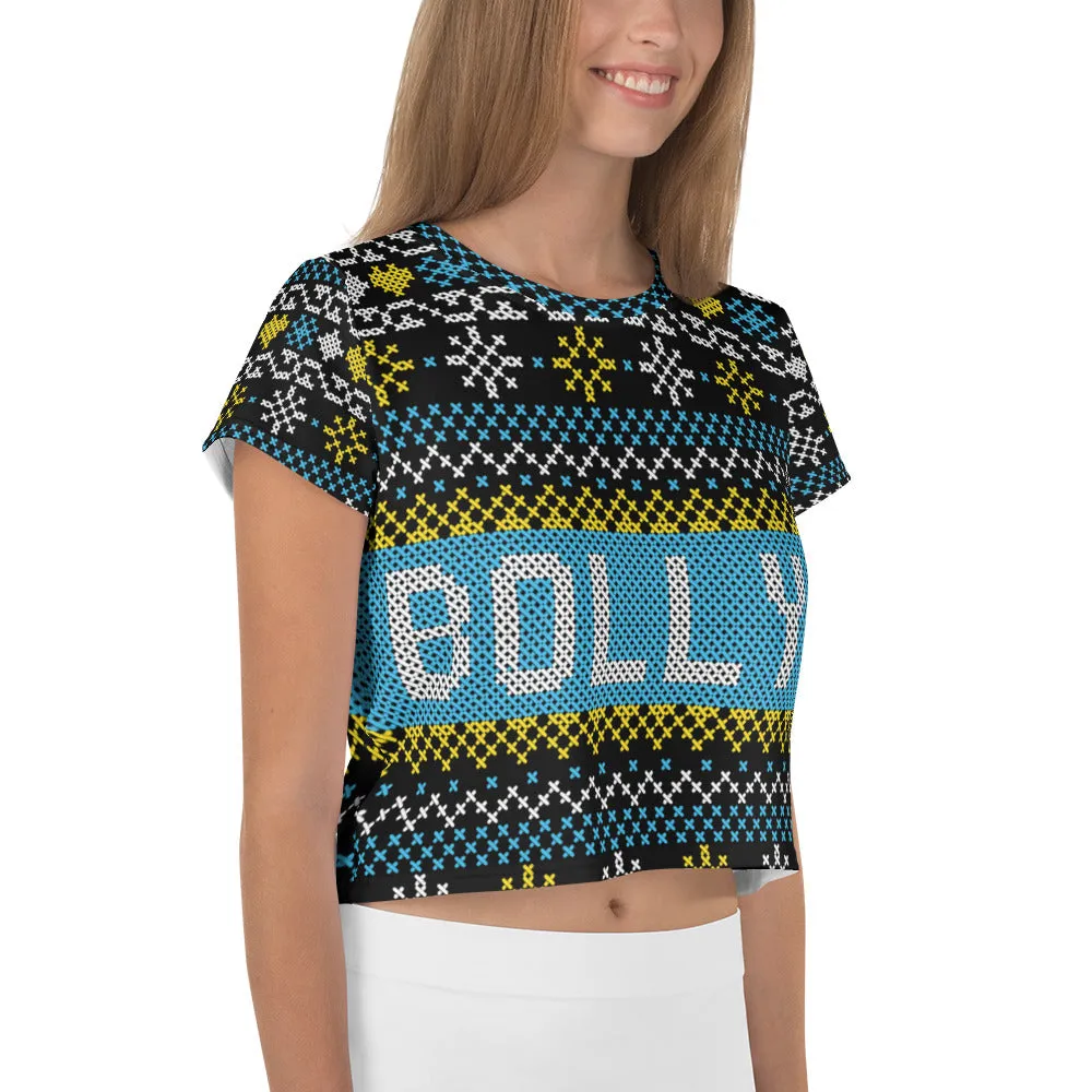 BollyX "Ugly Sweater" Crop Top