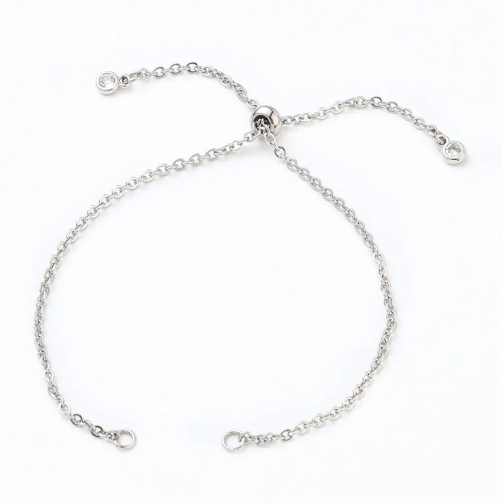 Bolo Cable Chain Bracelet Making - Plated Stainless