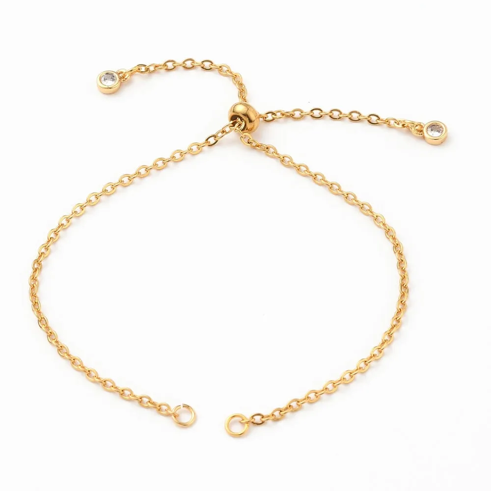 Bolo Cable Chain Bracelet Making - Plated Stainless