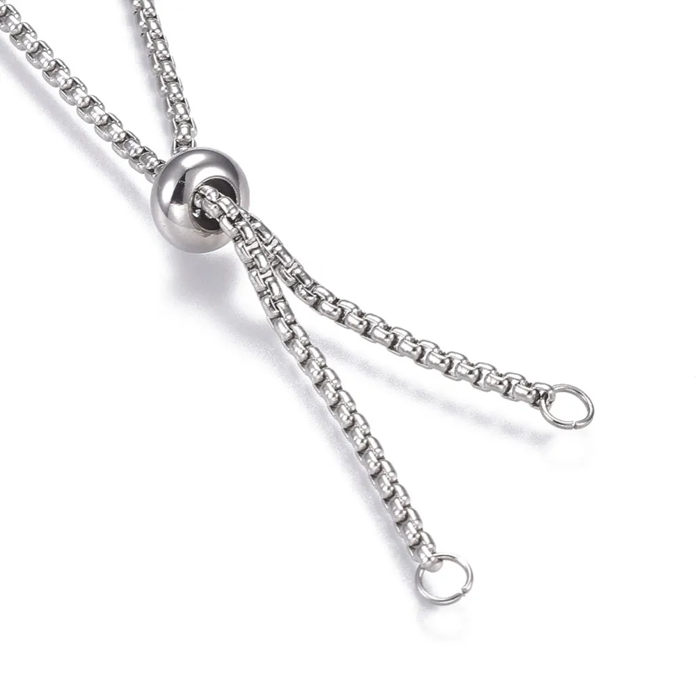 Bolo Venetian Box Chain Necklace - Plated Stainless - 29"