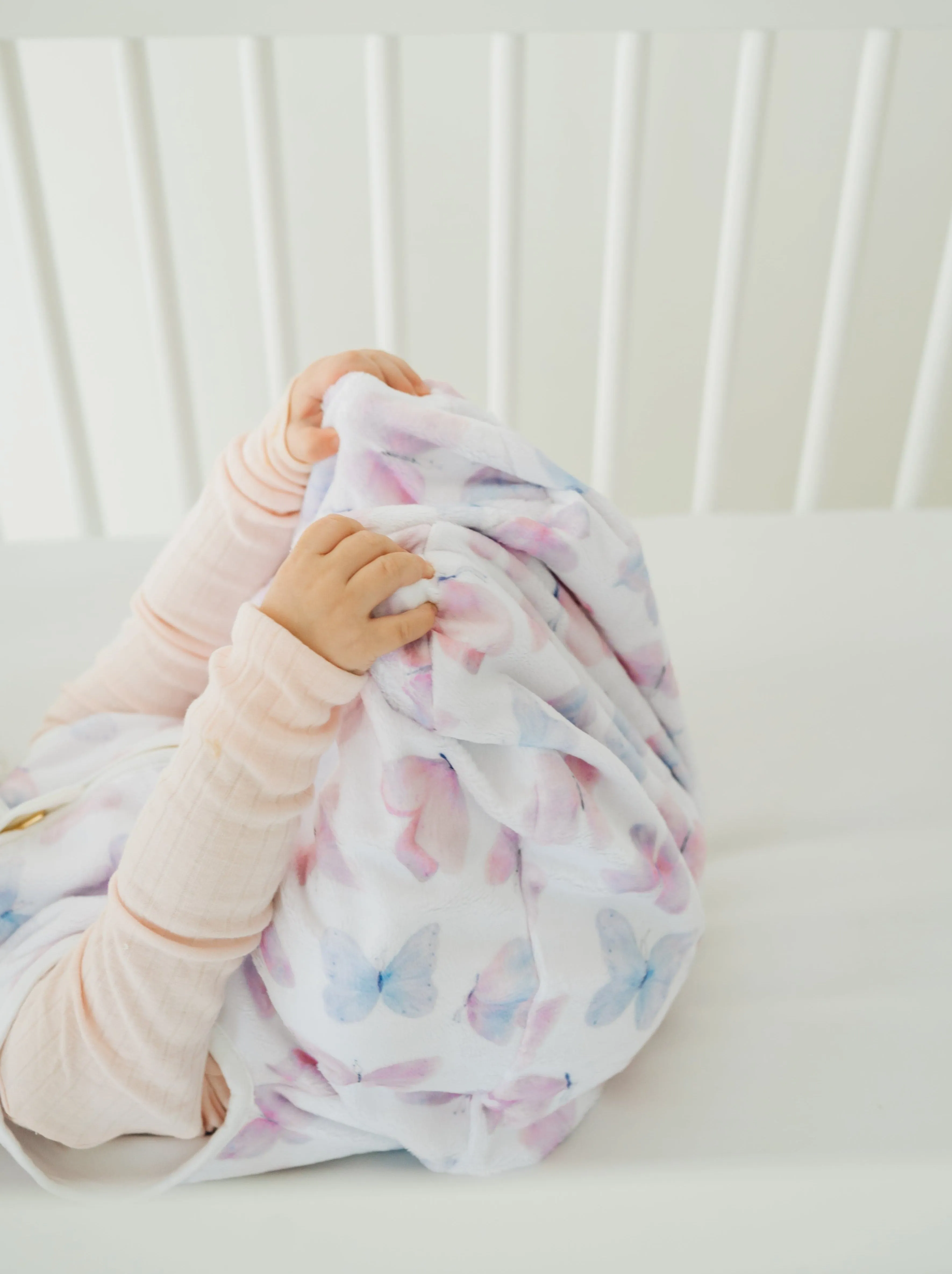 Butterfly Wearable Minky Blanket