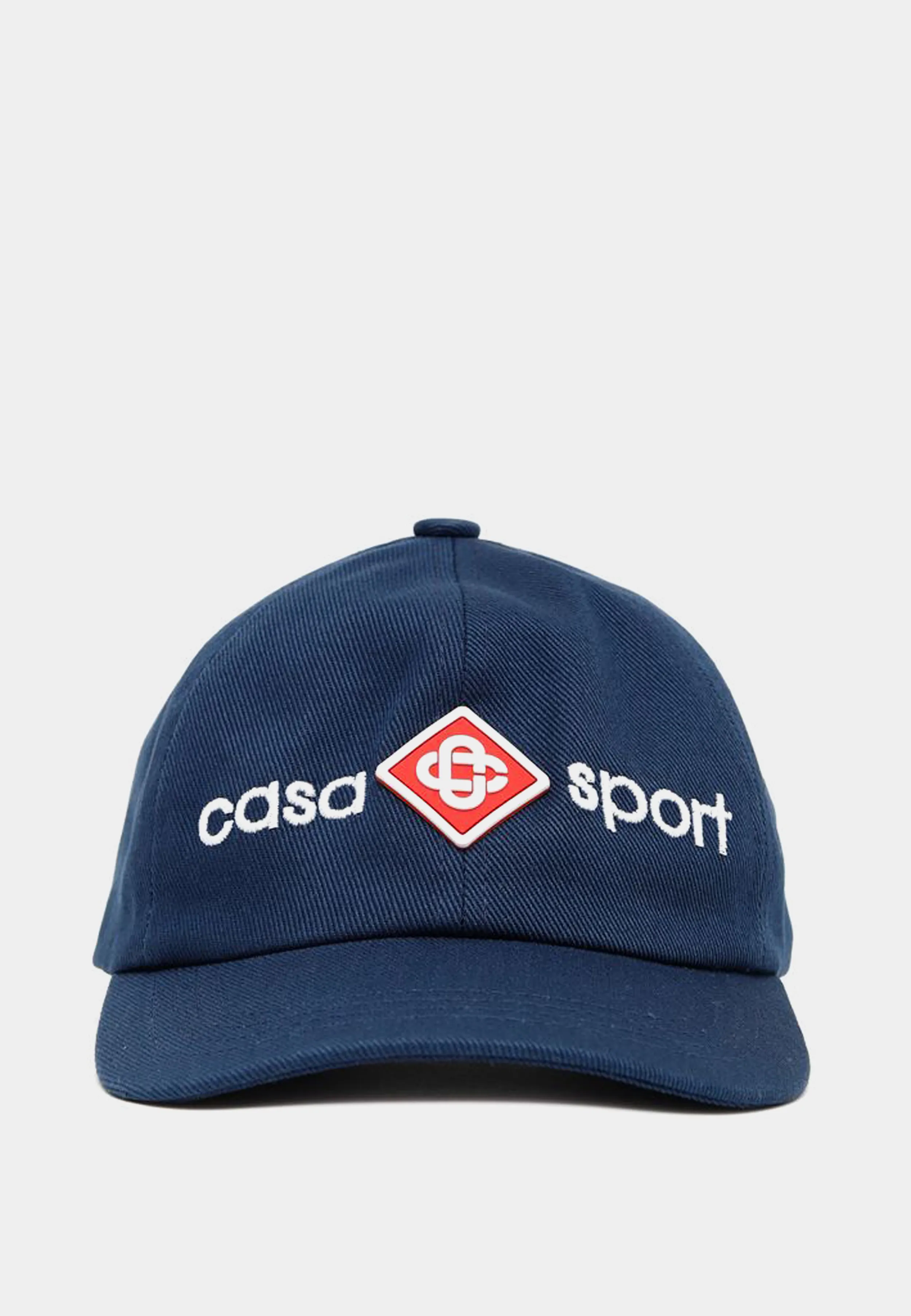 Casablanca Casa Sport Icon Embroidered Cap Navy Twill