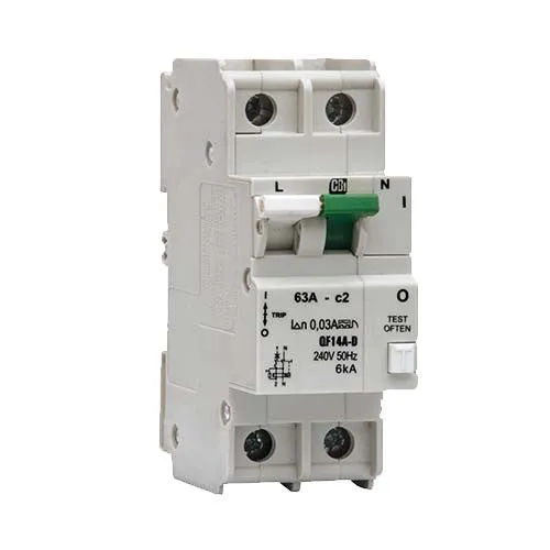 CBi DIN Rail Earth Leakage 1 Pole   N 6kA - QF14AD