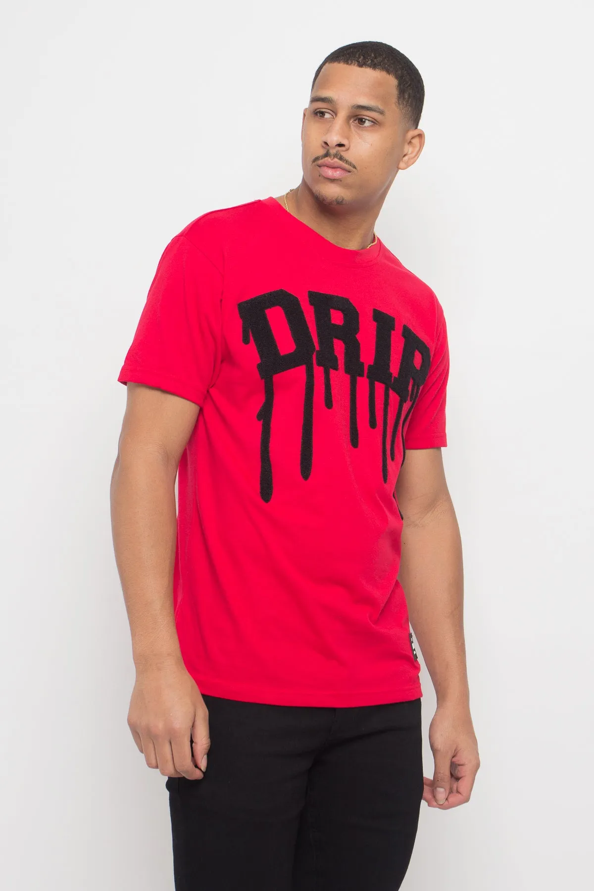 Chenille Patch Drip T-Shirt