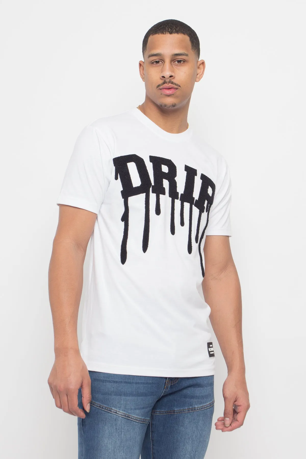 Chenille Patch Drip T-Shirt