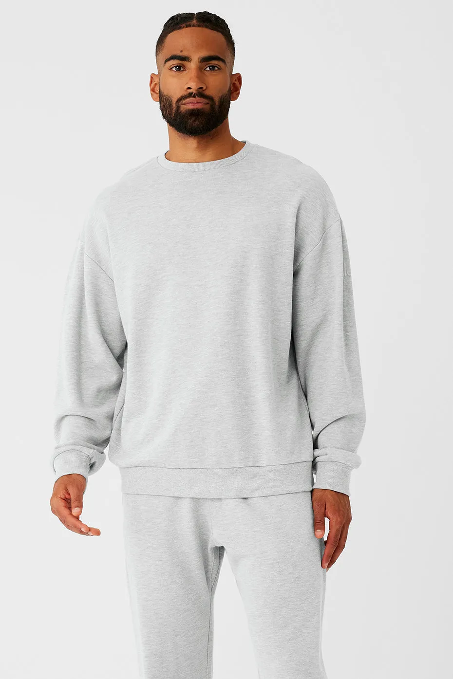 Chill Crew Neck Pullover - Athletic Heather Grey