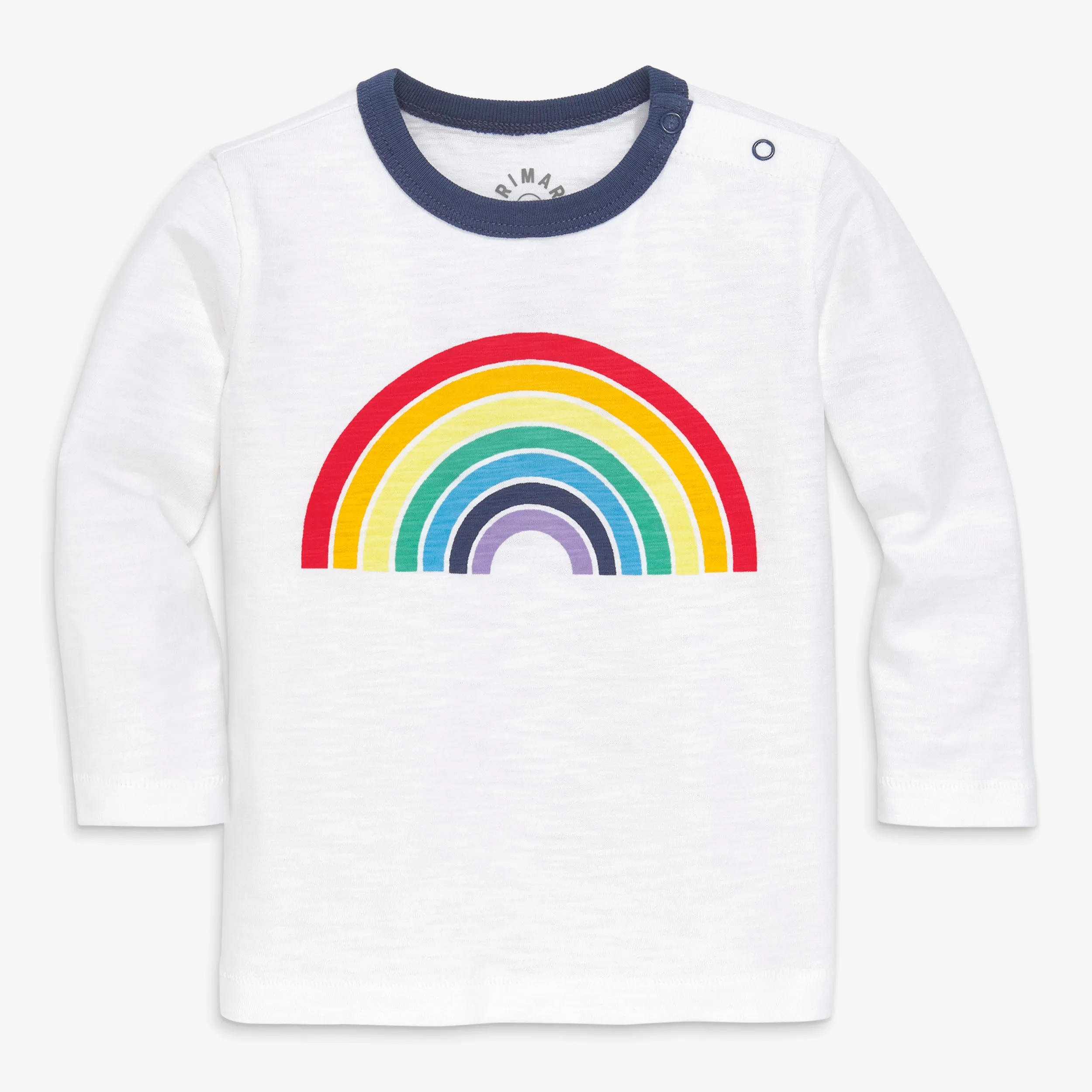 Clearance baby long sleeve rainbow graphic tee