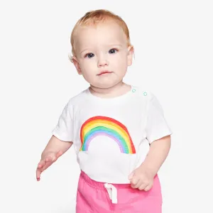 Clearance baby painted rainbow tee