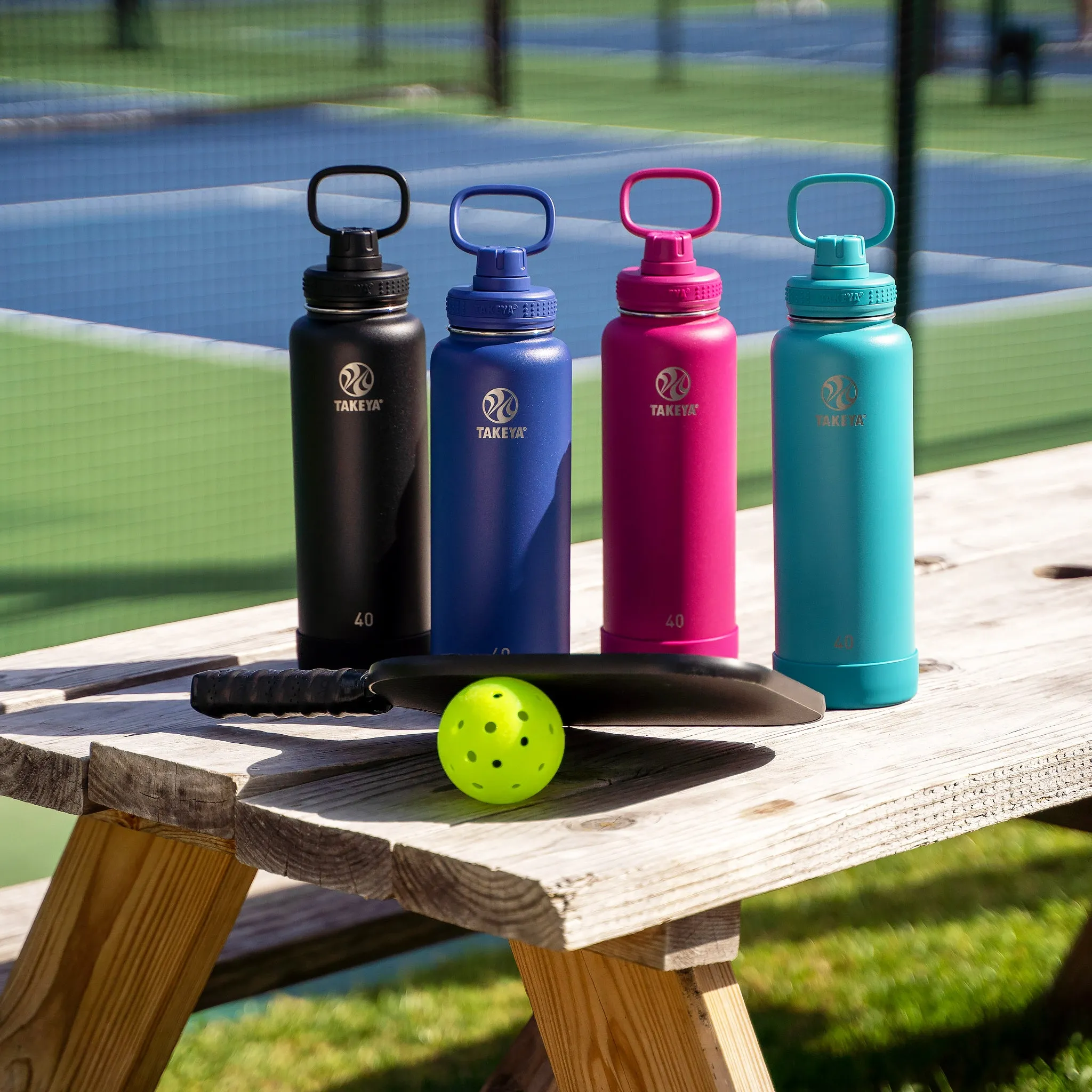 CP Signature Pickleball Water Bottle with Sport Spout Lid