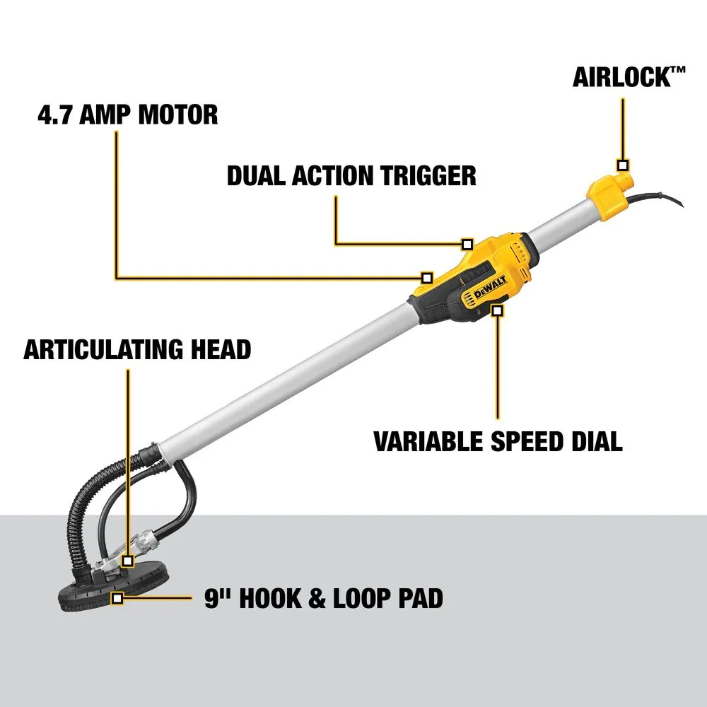 DeWALT DWE7800 Electric Corded Drywall Sander