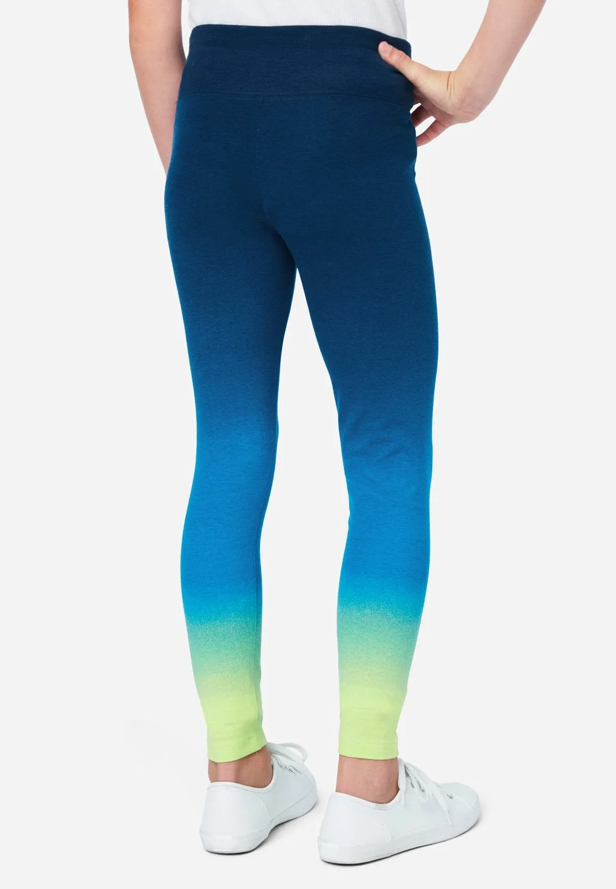 Dip-Dye Full-Length Leggings