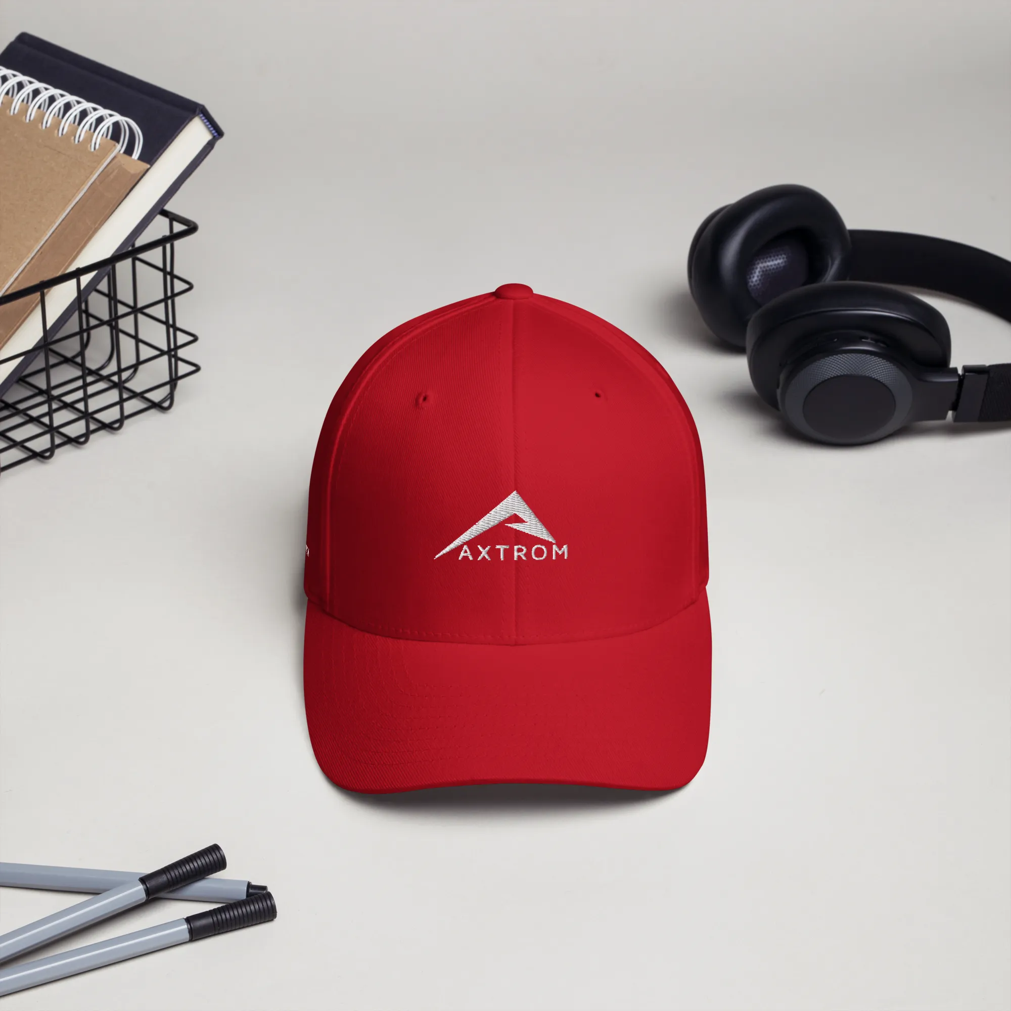 Flexfit Cap (White/Red)