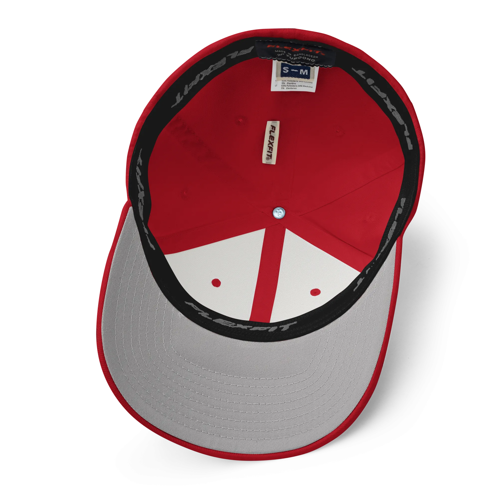 Flexfit Cap (White/Red)