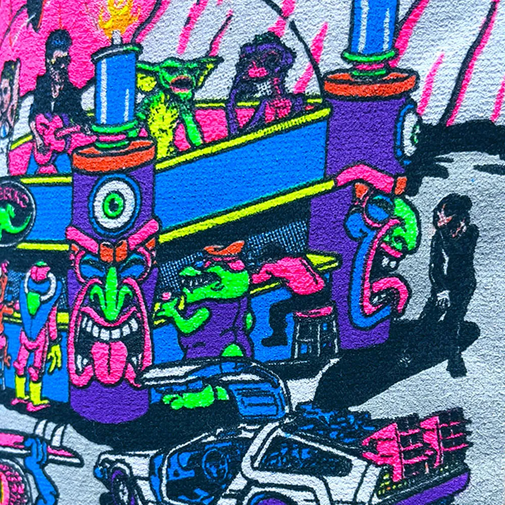 Gecko Space Tiki: 1980's Grape Smash Tee