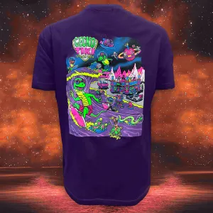 Gecko Space Tiki: 1980's Grape Smash Tee