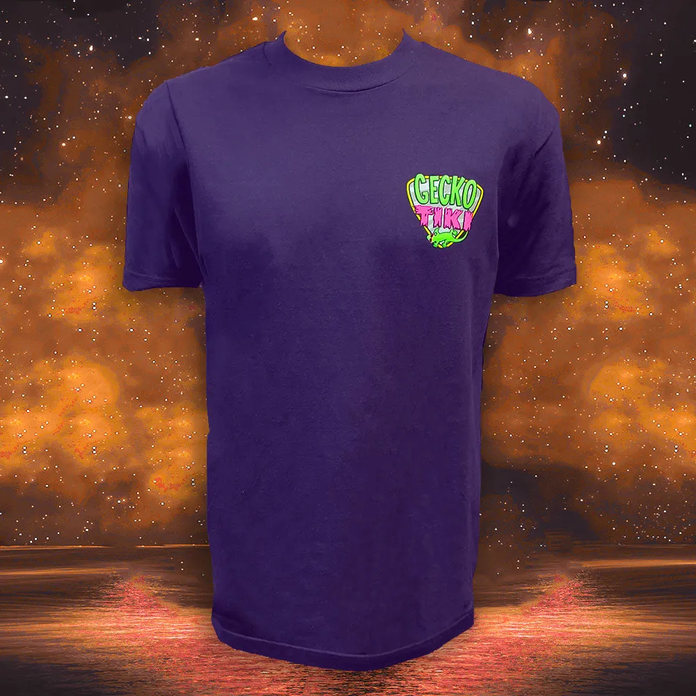 Gecko Space Tiki: 1980's Grape Smash Tee