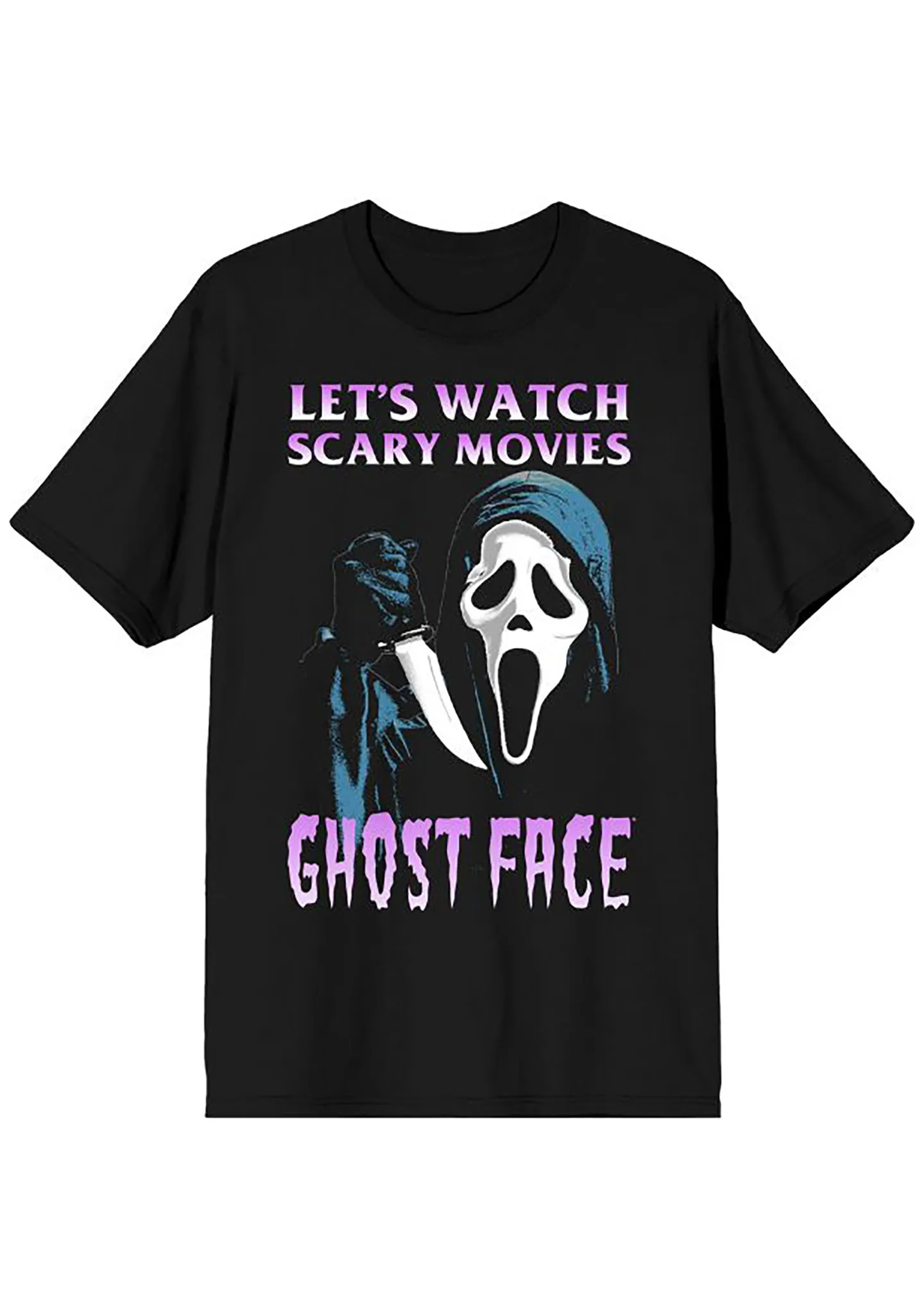 Ghostface Let's Watch Scary Movies Unisex Tee