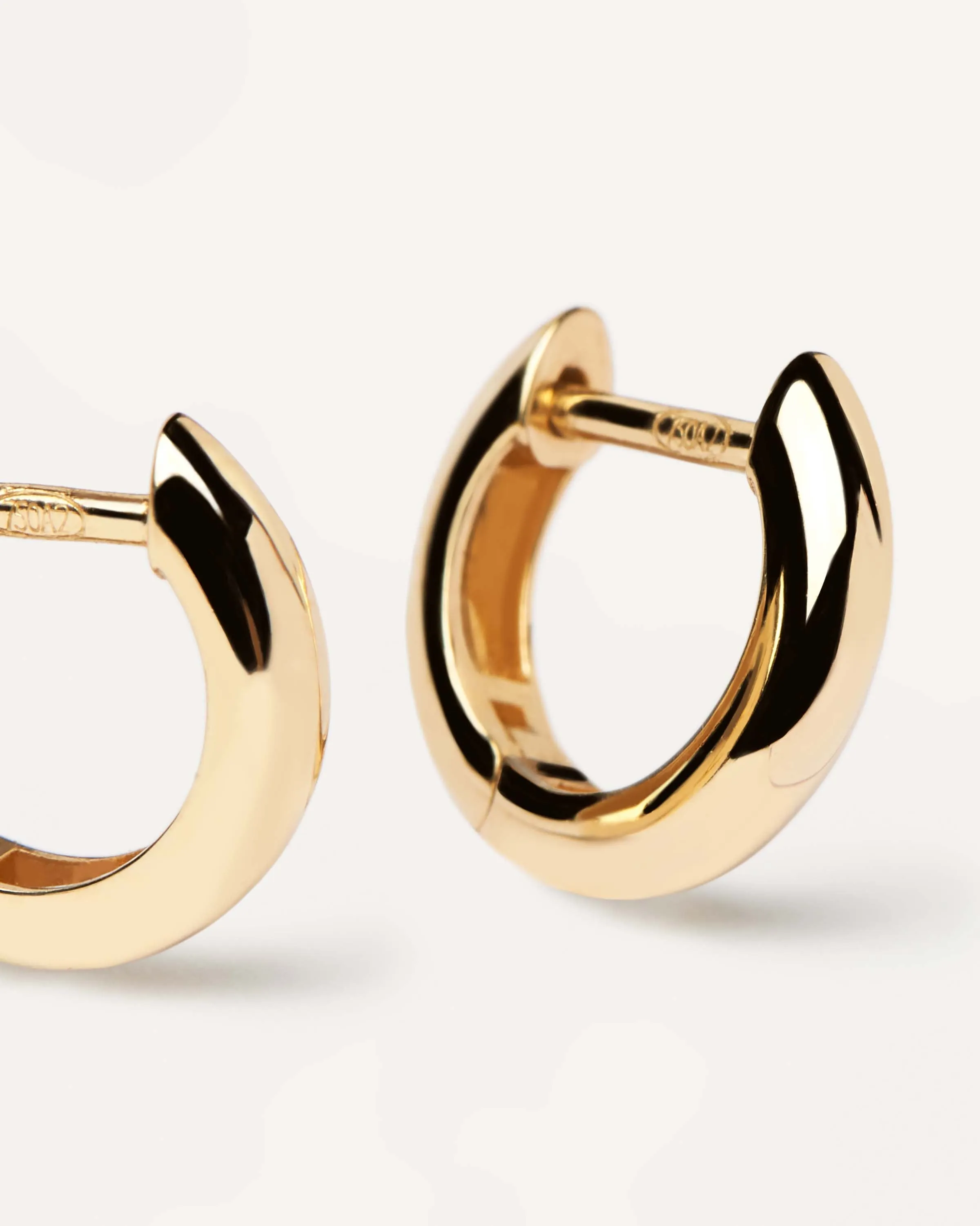 Gold Bold Mini Hoops