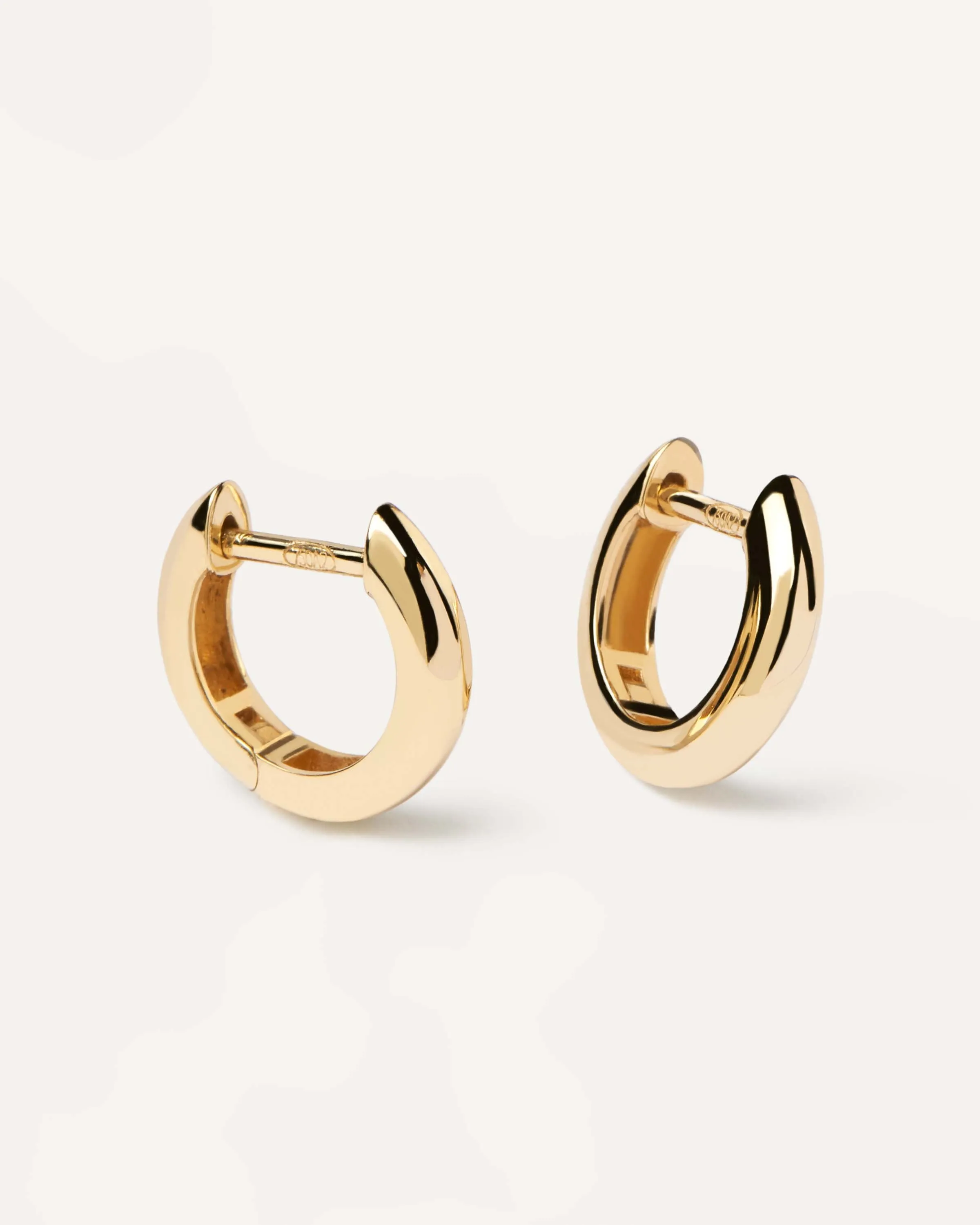 Gold Bold Mini Hoops