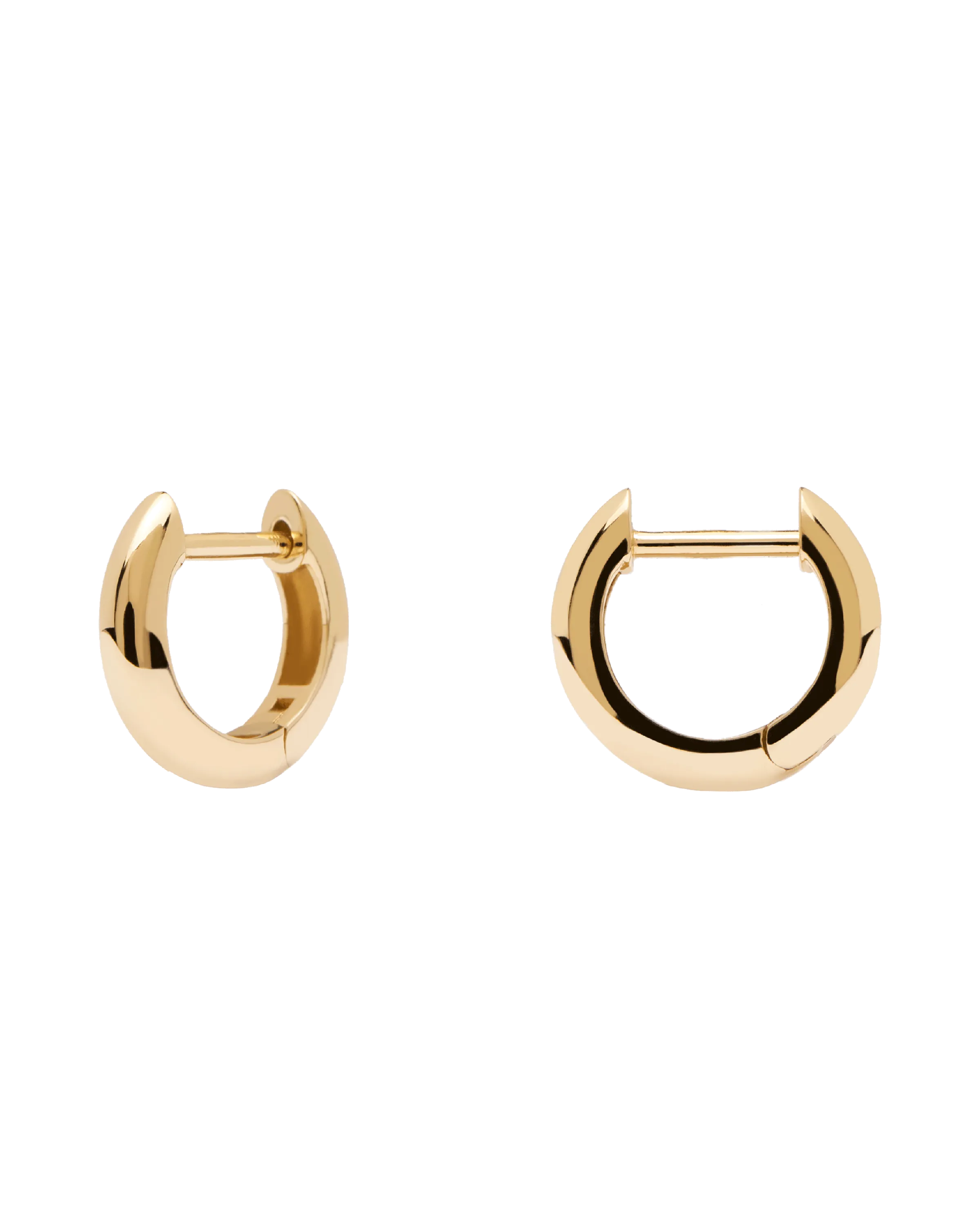 Gold Bold Mini Hoops