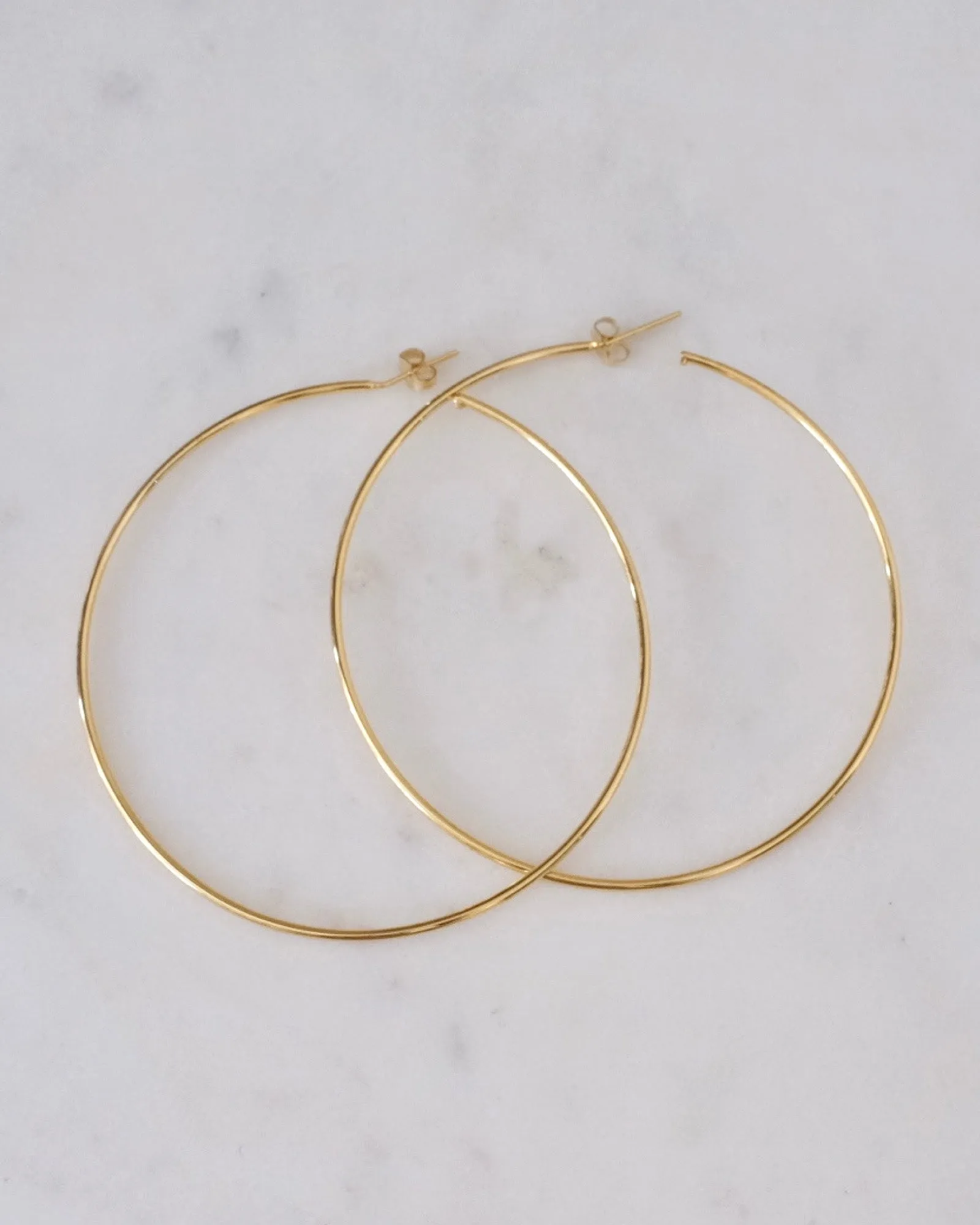 Gold Large Hoop Earrings