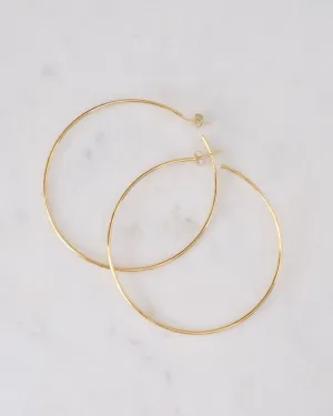 Gold Large Hoop Earrings