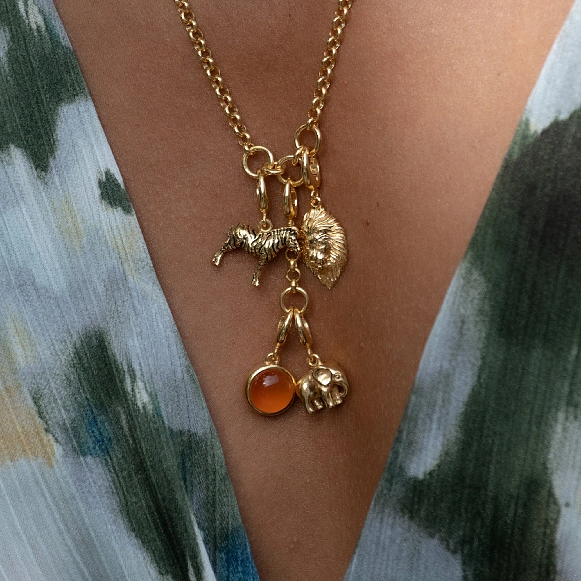 Gold Plated Elephant Charm