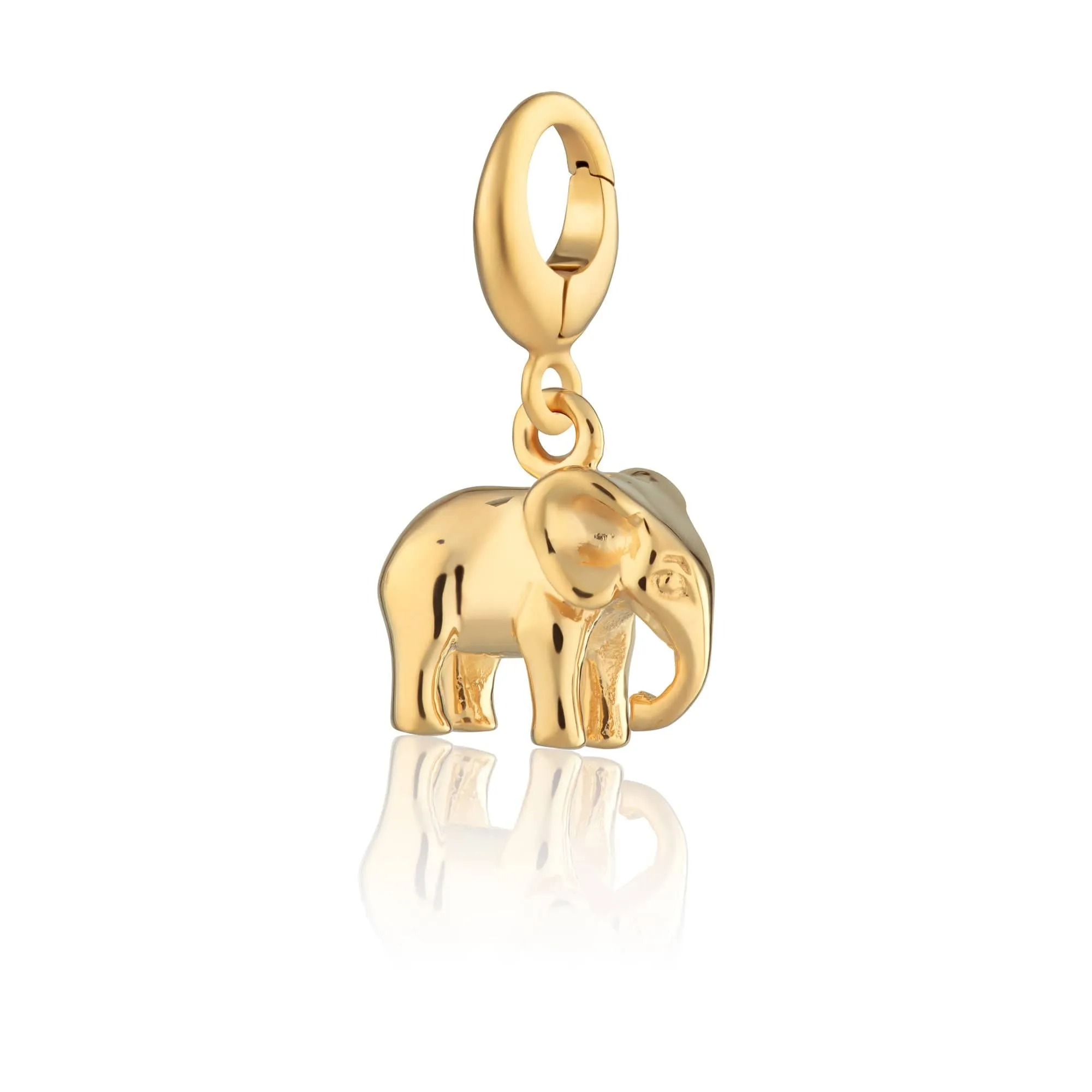 Gold Plated Elephant Charm